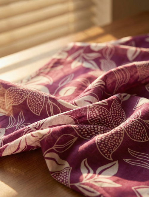 Classic Cambric 60 – Bold Lily Silhouette (Design No. 12)