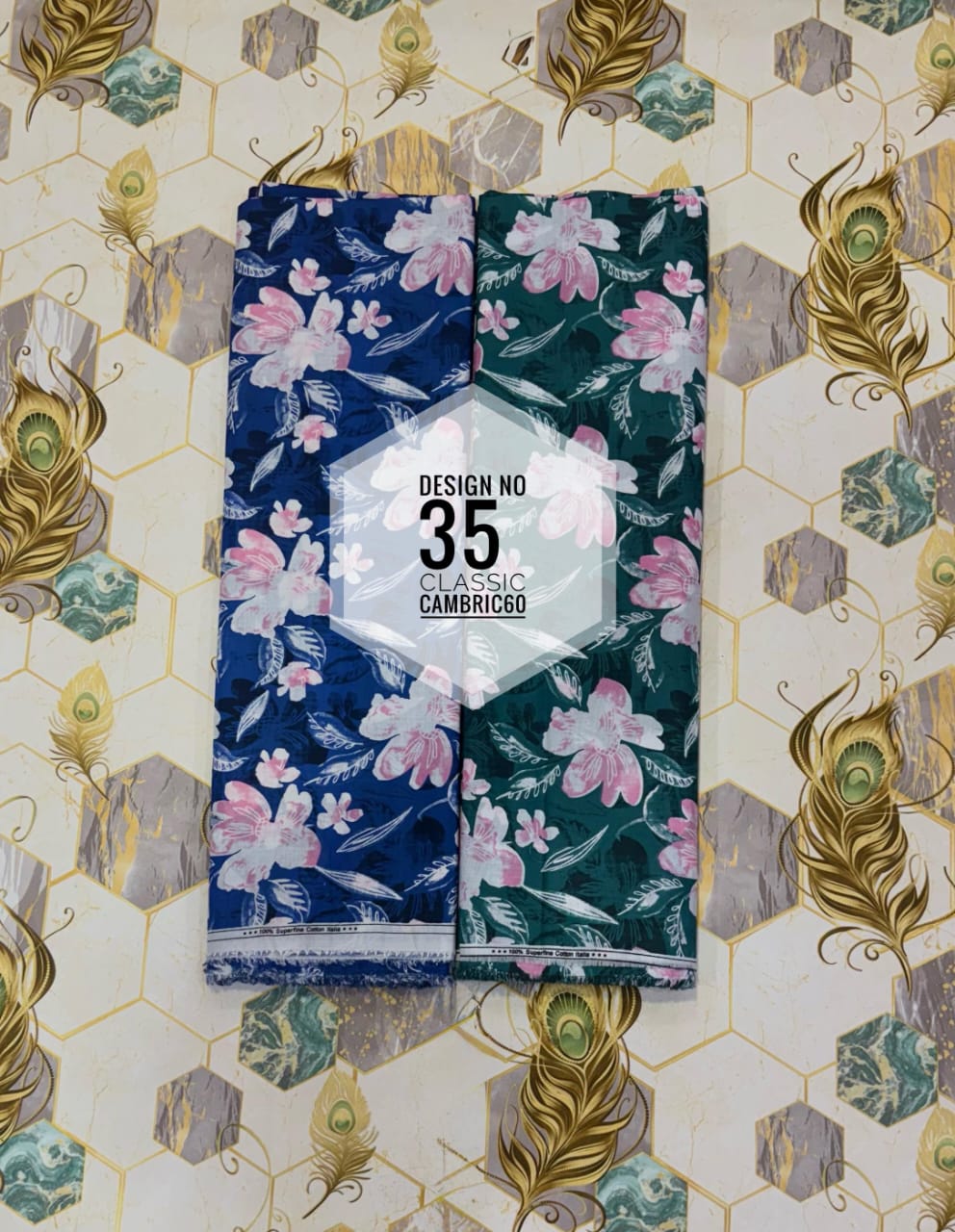 Classic Cambric 60 – Blossom Floral Fabric (Design No. 35)