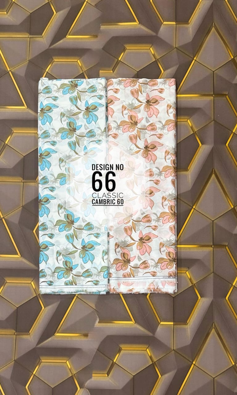 Classic Cambric 60 – Pastel Orchid Weave (Design No. 66)